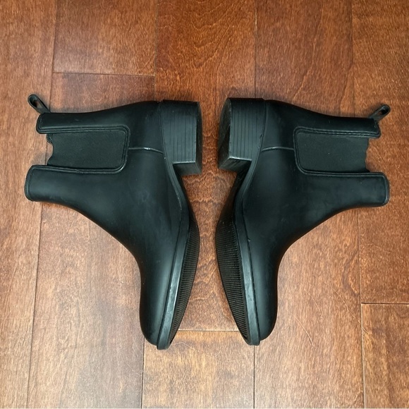 Jeffrey Campbell Havana Last Chelsea Pointed Toe Rain Boots, Matte Black, Size 9 - Picture 3 of 11